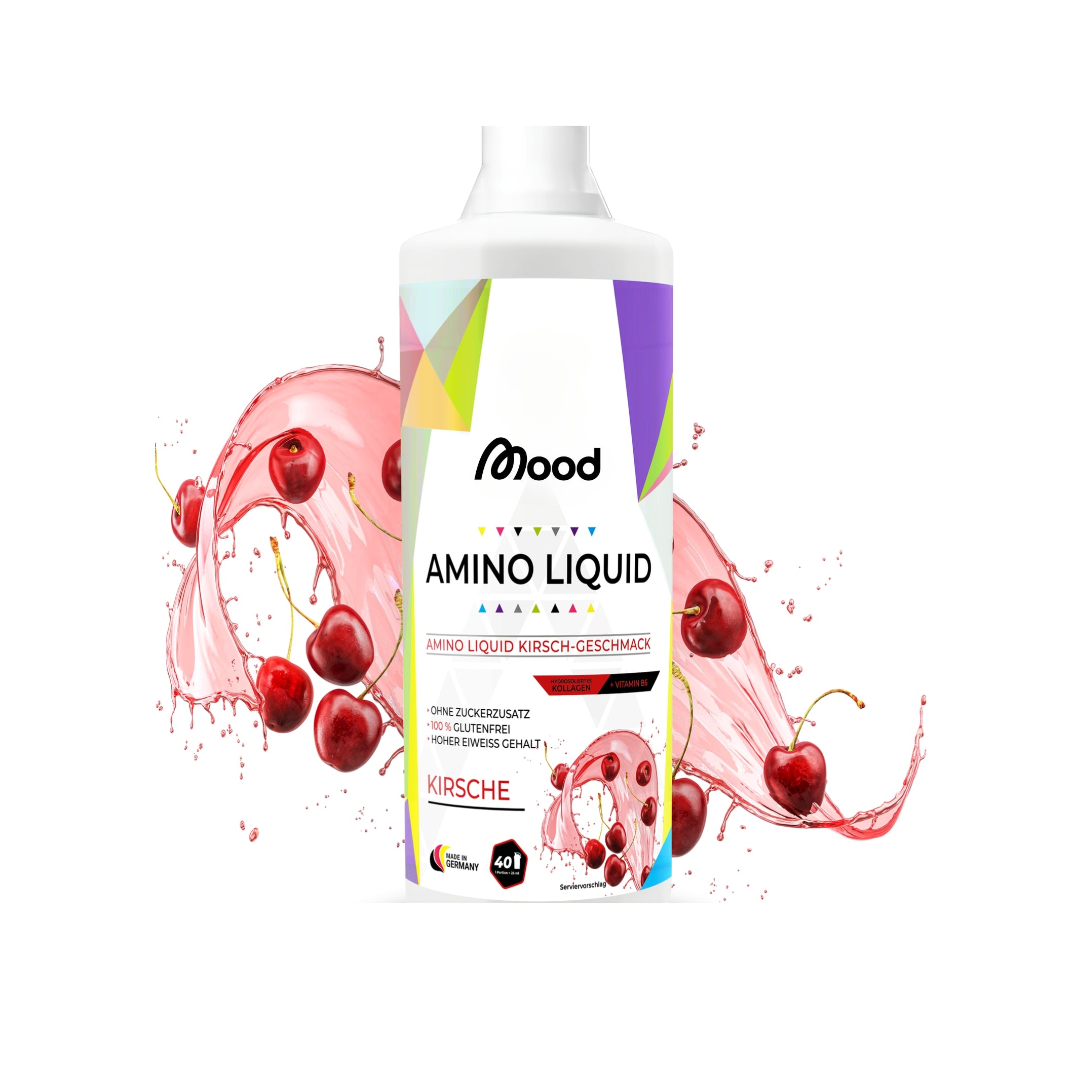 Amino Liquid Kirsche + Hydrolysiertes Kollagen